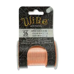 The Beadsmith&reg; Wire&trade; Elements 26 Gauge Tarnish-Resistant Wire Copper
