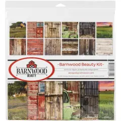 Reminisce Collection Kit 12"X12"-Barnwood Beauty