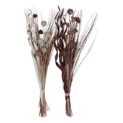 Set of 2" Brown Sea Grass Natural Foliage, 46" x 15"
