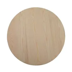 18" Unfinished Wooden Circle Plaque by Make Market&reg;