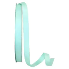 JAM Paper 5/8" x 100yd. Grosgrain Style Wired Ribbon Aqua