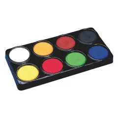 Color Splash!&reg; Washable 8 Color Tempera Paint Cake Set