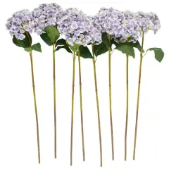 32" Purple Hydrangea Artificial Flower Stem, 8ct.
