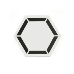 FloorPops Coltrane Peel & Stick Hexagon Floor Tiles