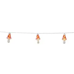 10ct. Warm White LED Glass Mushroom String Lights by Ashland&reg;