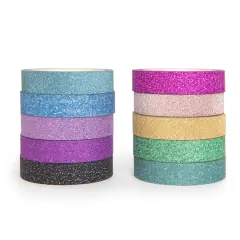 Narrow Glitter Crafting Tape Set by Recollections&trade;