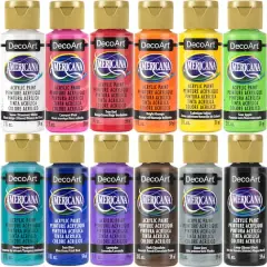 Americana&reg; 12 Color Acrylic Paint Bundle