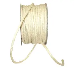JAM Paper 1/8" x 25yd. Jute Cord Ribbon Ivory