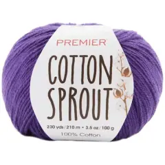Premier&reg; Cotton Sprout&trade; Yarn Purple