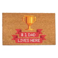Number 1 Dad Doormat