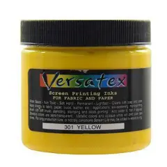 Jacquard Versatex Screen Printing Ink, 4oz. 301 Yellow