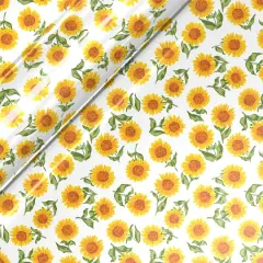 Siser&reg; EasyPatterns&reg; Plus Sunflowers Heat Transfer Vinyl White