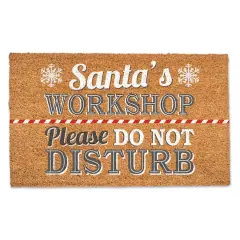 Santa's Workshop 30" x 18" Door Mat