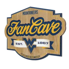 NCAA Fan Cave Sign West Virginia Mountaineers
