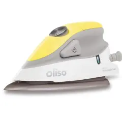 oliso M2Pro Butterscotch Mini Project Iron with Solemate&trade; Silicone Trivet