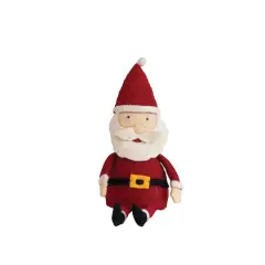 Hello Honey&reg; 9.5" Handmade Wool Felt Santa