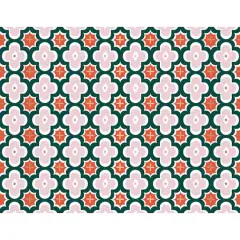 JAM Paper 3.87" x 5" Pink & Red Geometric Blank Note Cards & Envelopes, 20ct.