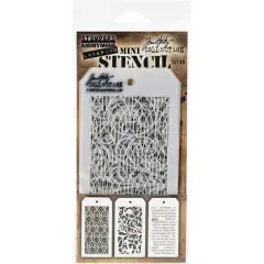 Stampers Anonymous Tim Holtz&reg; Mini Layered Stencil Set No.49