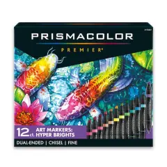 Prismacolor&reg; Premier&reg; Hyper Brights Dual-Ended Art Markers, 12ct.