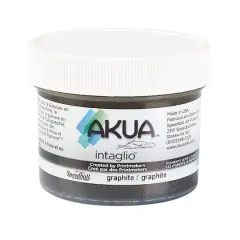 Speedball&reg; Akua&trade; Intaglio&trade; Ink, 2oz. Graphite Gray