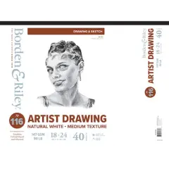 Borden & Riley&reg; No. 116 Artist Drawing & Sketch Paper Pad