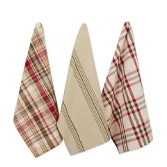 DII&reg; Give Thanks Plaid Dishtowel Set