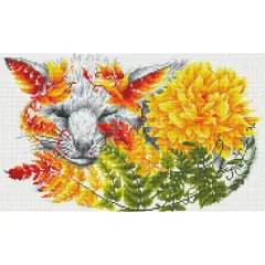 Diamond Dotz&reg; Intermediate Fern Fox Diamond Painting Kit