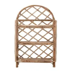Hello Honey&reg; 24" 3 Tier Rattan Wall Shelf