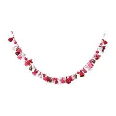 Hello Honey&reg; 6ft. Multicolor Handmade Recycled Cotton Tassel & Bell Garland