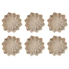 Hello Honey&reg; 10" Multicolor Glaze Stoneware Flower Plate, 6ct.