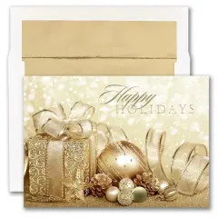 JAM Paper 5" x 7" Holiday Package Blank Cards & Matching Envelopes Set, 25ct.