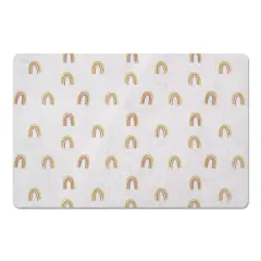 Random Rainbow Pattern 27" x 18" Floor Mat