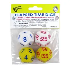 Koplow Games Elapsed Time Dice, 2 Pair