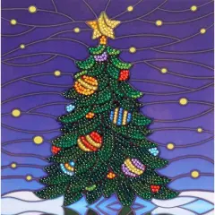Diamond Art&reg; Stain Glass Tree Beginner Kit