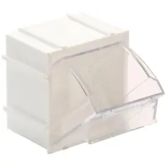 Quantum Storage Systems&reg; 2.375" x 3" Individual Tip Out Bin White