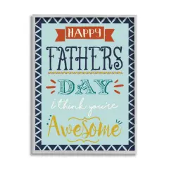 Stupell Industries You're Awesome Father's Day Phrase Framed Giclee Art Gray