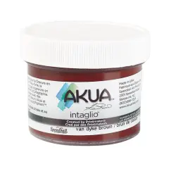 Speedball&reg; Akua&trade; Intaglio&trade; Ink, 2oz. Van Dyke Brown