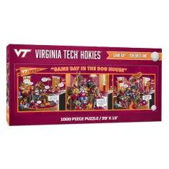 College Game Day in the Dog House 1,000 Piece Puzzle Virginia Tech Hokies