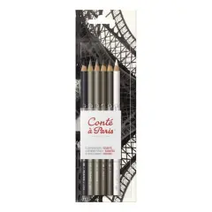 Cont&eacute; &agrave; Paris&trade; 6 Color Graphic Sketching Pencil Set