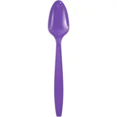 JAM Paper Plastic Spoons, 100ct. Purple