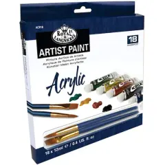 Royal & Langnickel&reg; 18 Color Acrylic Artist Paint Set