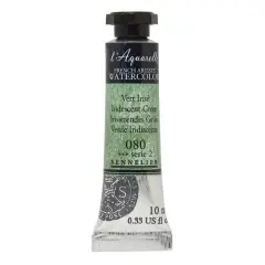 Sennelier French Artists' Watercolor, 10mL 080 Iridescent Green