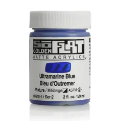 Golden&reg; 2oz. SoFlat Matte Acrylic Paint Ultramarine Blue