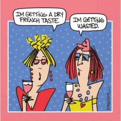 JAM Paper Dry French Taste Cocktail Napkins, 40ct.