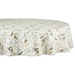 Sparkle Sprigs Printed, 70" Round