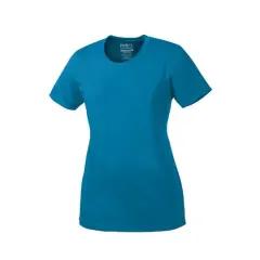 Port & Company&reg; Ladies Performance T-Shirt Neon Blue