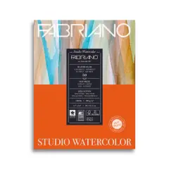 Fabriano&reg; Studio Hot Press Watercolor Pad, 11" x 14"