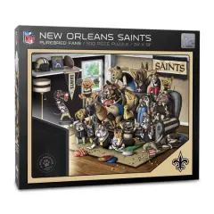 NFL Purebred Fans A Real Nailbiter 500 Piece Puzzle New Orleans Saints
