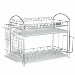 Stainless Steel 2-Tier Dish Rack