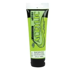 Royal & Langnickel&reg; Essentials&trade; Artist Acrylic Paint, 120mL Bright Yellow Green